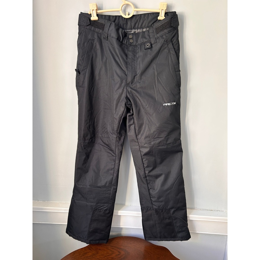 Arctix Mens Snow Pants Black Insulated Ski Snowboard Pants Short Small 19131